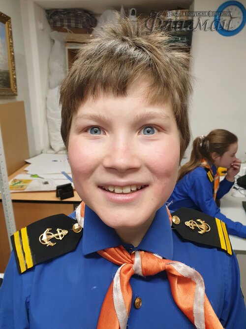 Занятиях в детском клубе «Флагман»